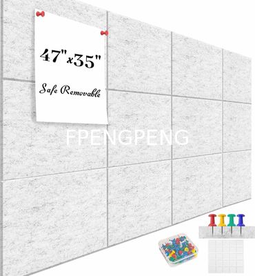 18 paquete de paneles acústicos blancos 12" x 12" x 0,4" paneles de pared insonorizados paneles de decoración de pared de alta densidad de absorción de sonido paneles de amortiguación de sonido panel de tratamiento acústico para estudio en casa