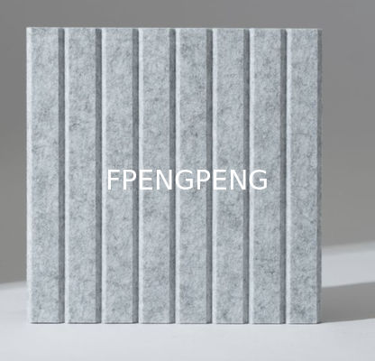 Tablero de pared de PET paneles de pared de pizarra, paneles de cartel de fieltro para oficinas Panel acústico de fibra de poliéster -12 paquete (blanco de mármol)